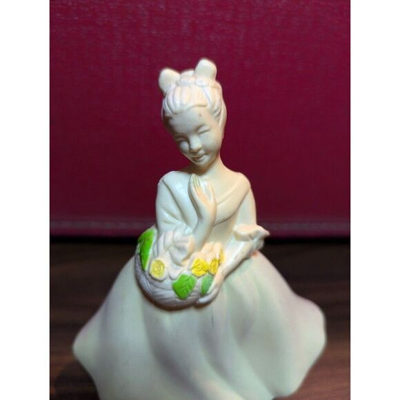 Vintage Avon Flower Maiden Girl Cologne Bottles - Topaze & Cotillion - Part Full - Picture 3 of 7